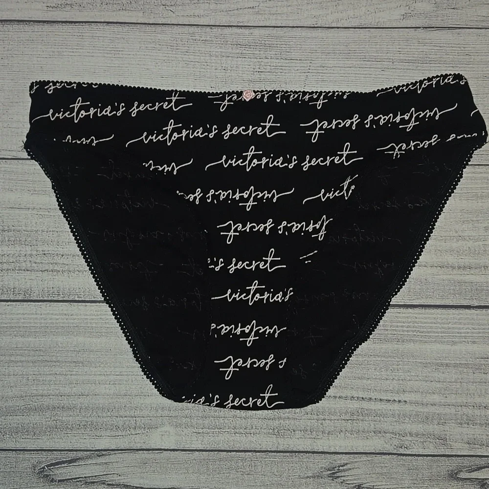 Victoria's Secret Bikini Panties Set Black/Pink Size L NWT - Picture 2 of 9